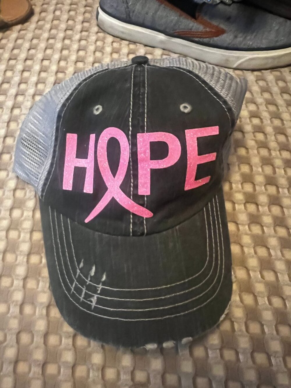 HOPE, Breast Cancer Awareness, Trucker Hat